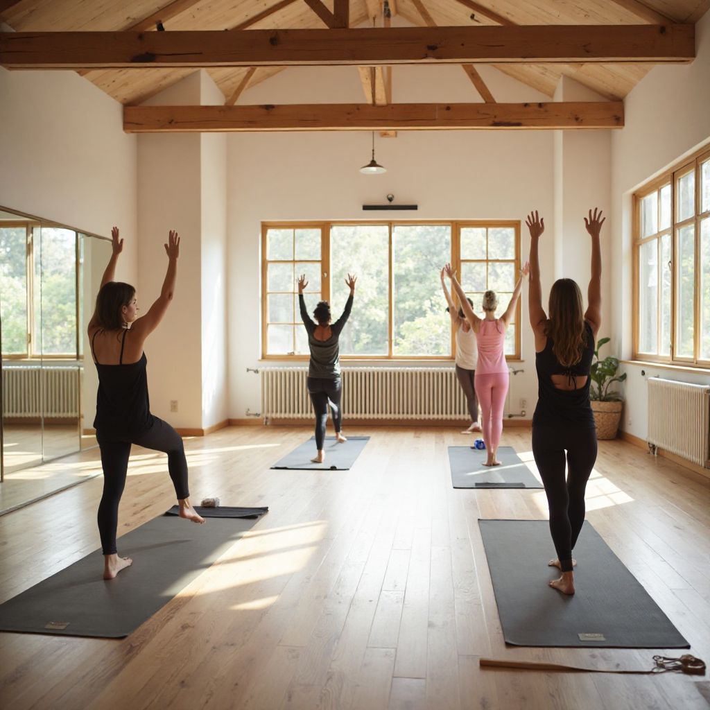 Stillwater Yoga main studio interior