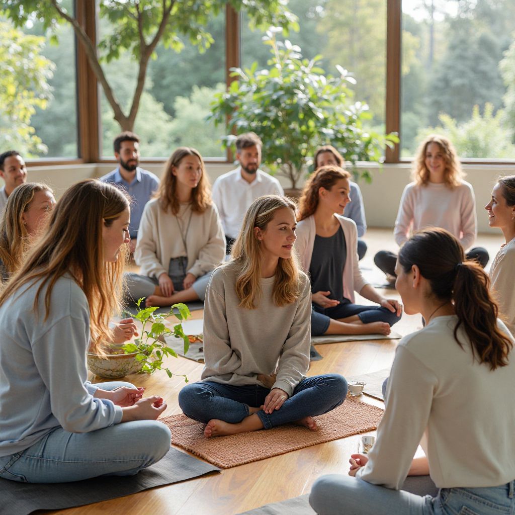 Community wellness event gathering